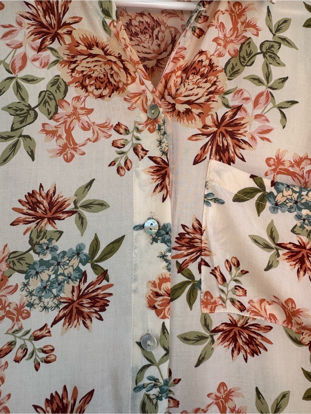 ZARA Prairie Floral Button Front Dress - Picture 10 of 17